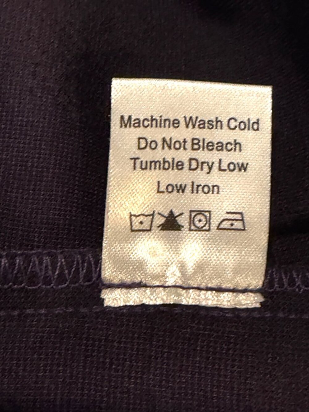 Tuckernuck Buffalo Check Flannel Shirt Purple Black Size L NWT - Picture 5 of 8
